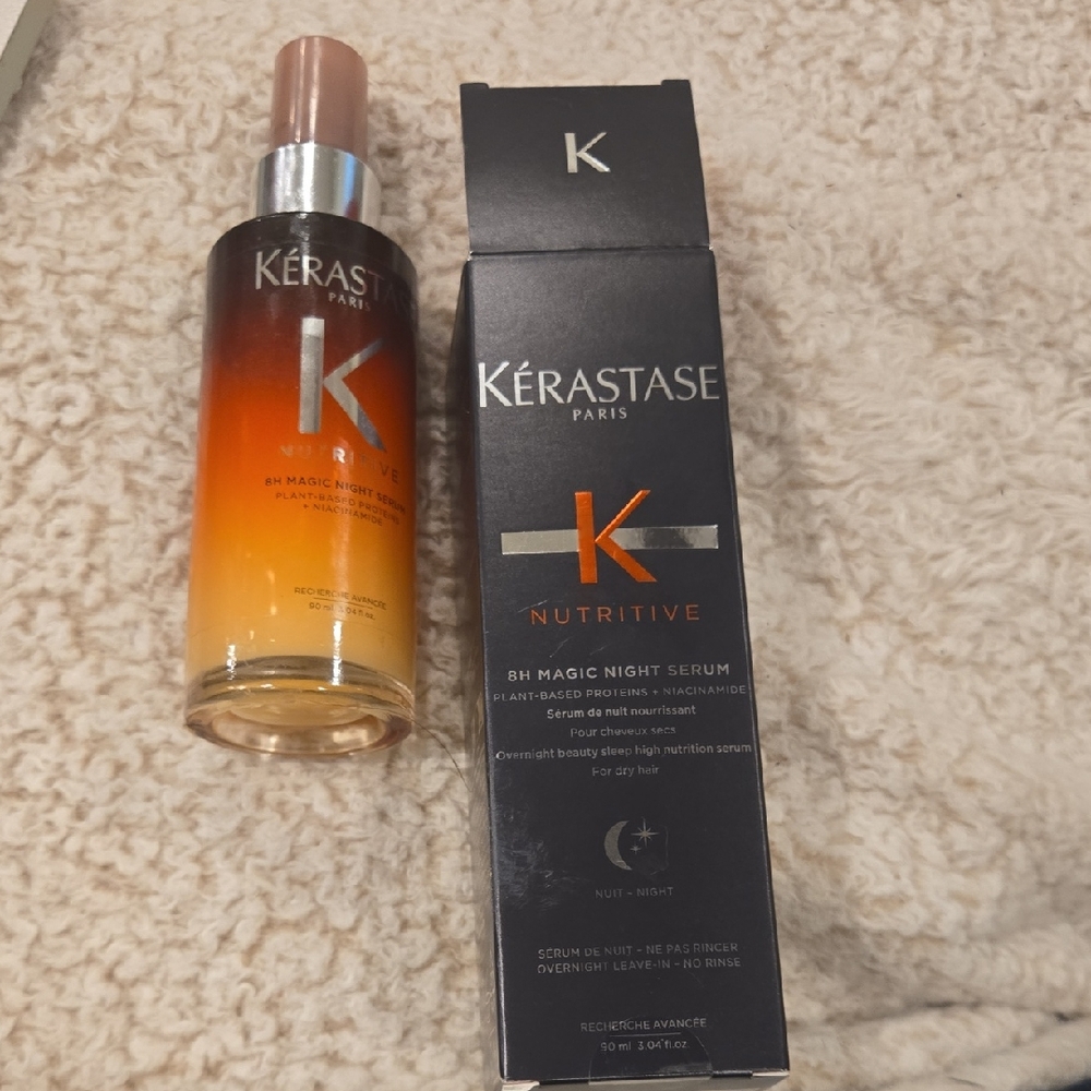 Kerastase Nutritive 8H Magic Night Serum - Orange and Black